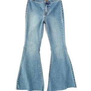 Girls Bell Bottom Jeans